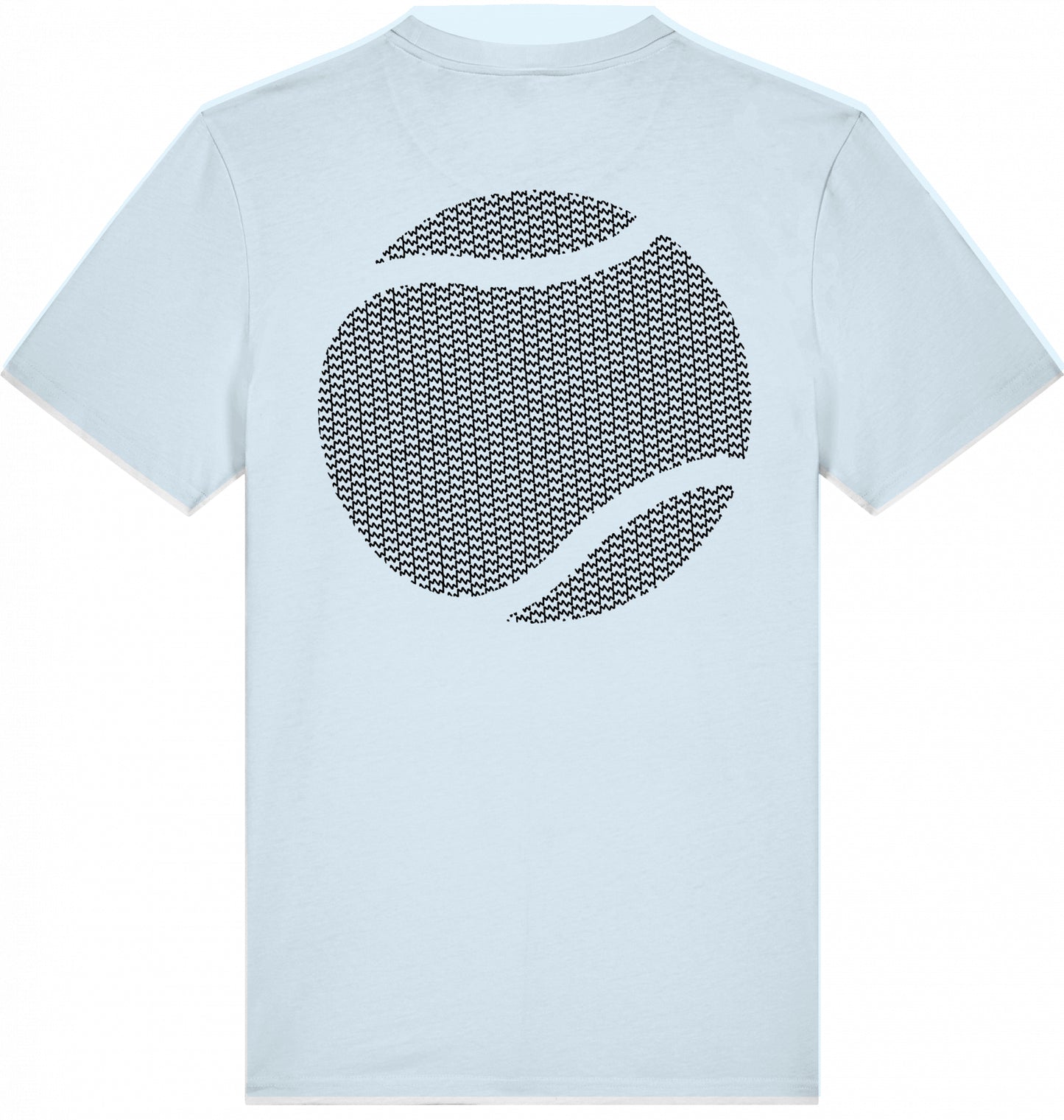 Matti Wolph Tennis & Fitness T-Shirt, organic cotton, black mw logo + ball