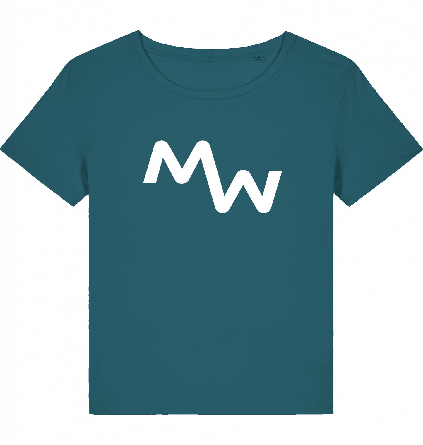 MW Tennis & Fitness Lady T-Shirt, organic cotton, classic white MW logo, 2026