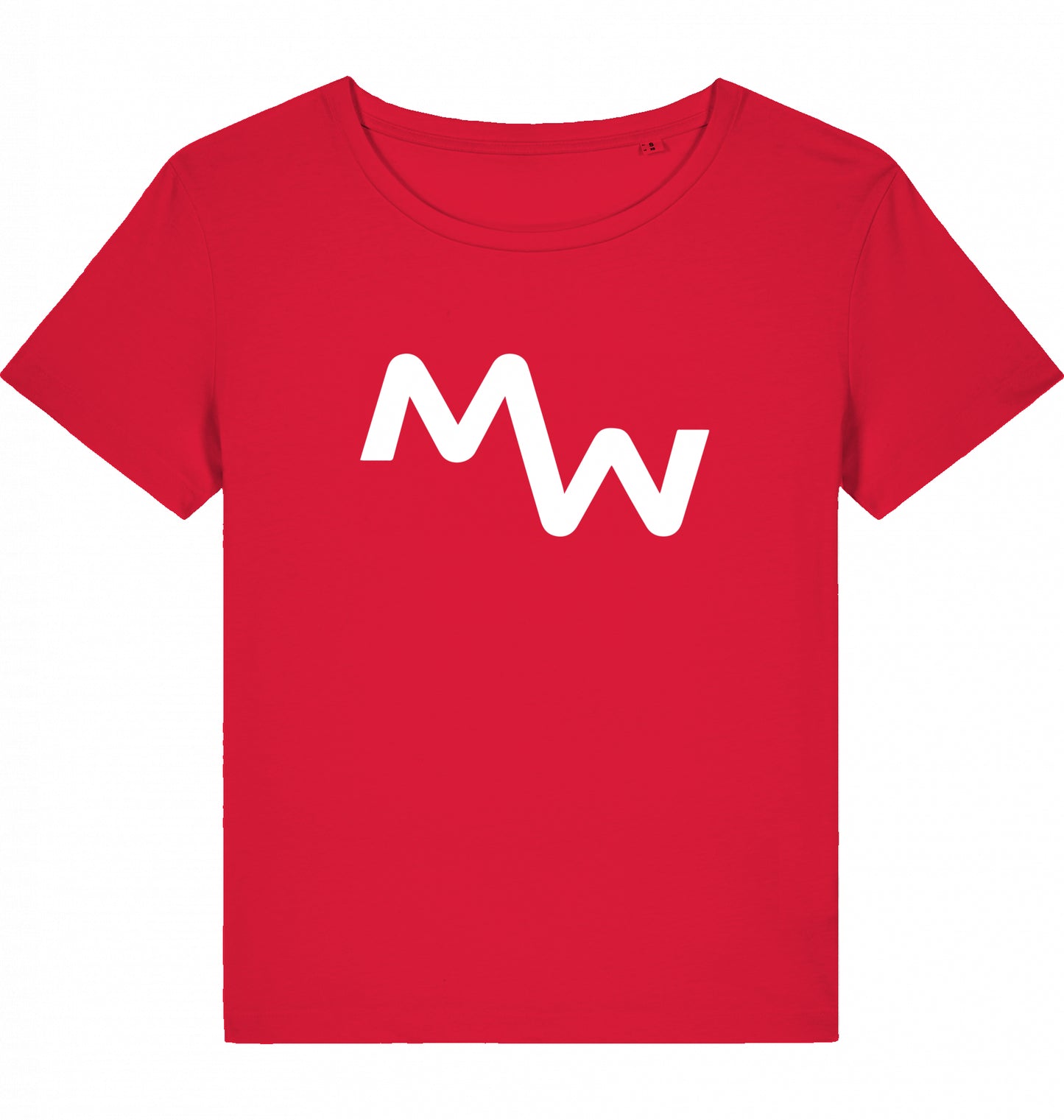 MW Tennis & Fitness Lady T-Shirt, organic cotton, classic white MW logo, 2026