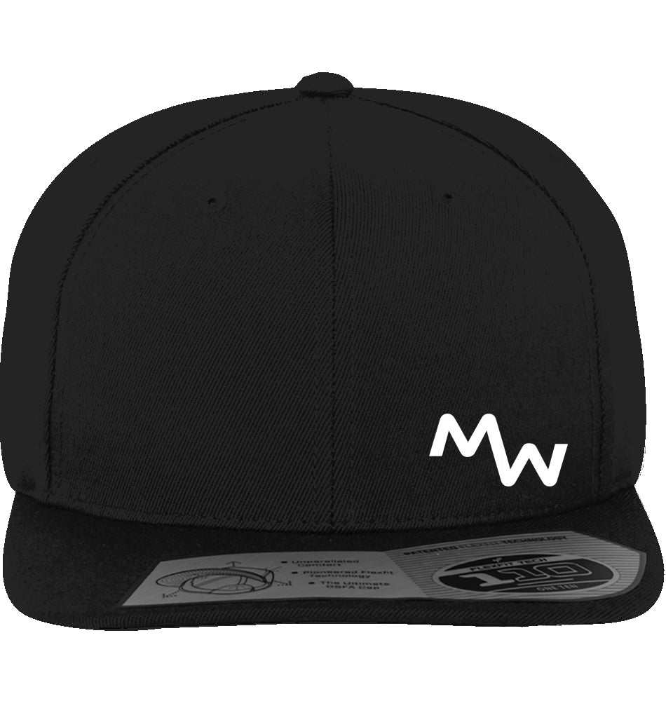 Matti Wolph Tennis & Fitness Cap, Fitted Snapback. white logo