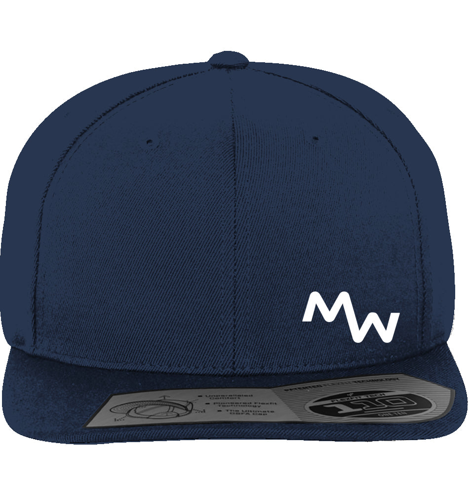 Matti Wolph Tennis & Fitness Cap, Fitted Snapback. white logo