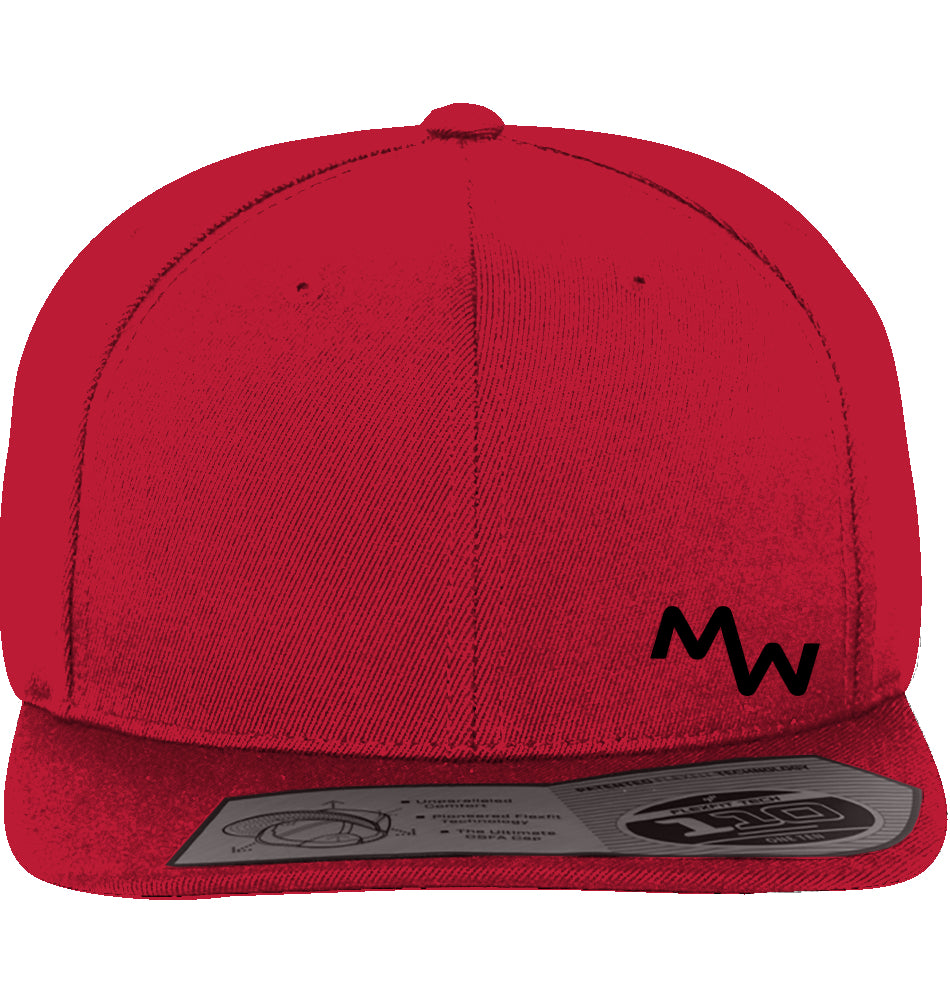 Matti Wolph Tennis & Fitness Cap, Fitted Snapback, black logo