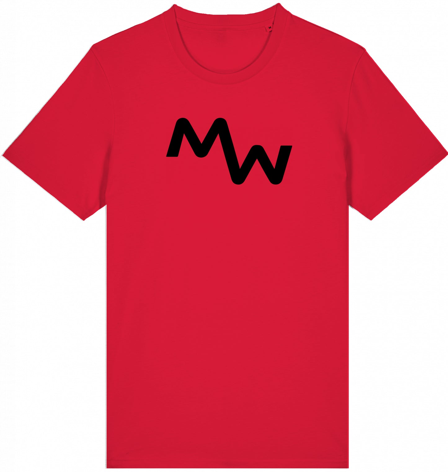 MW Tennis & Fitness T-Shirt, classic black mw logo, organic cotton