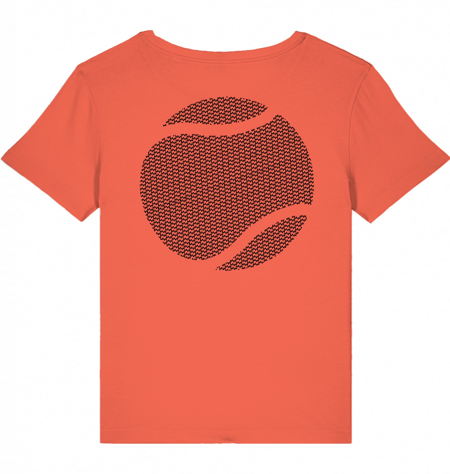 MW Tennis & Fitness Lady T-Shirt, organic cotton, black 2025 MW logo