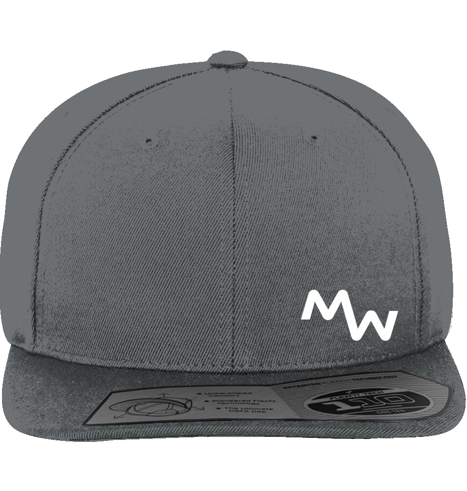 Matti Wolph Tennis & Fitness Cap, Fitted Snapback. white logo