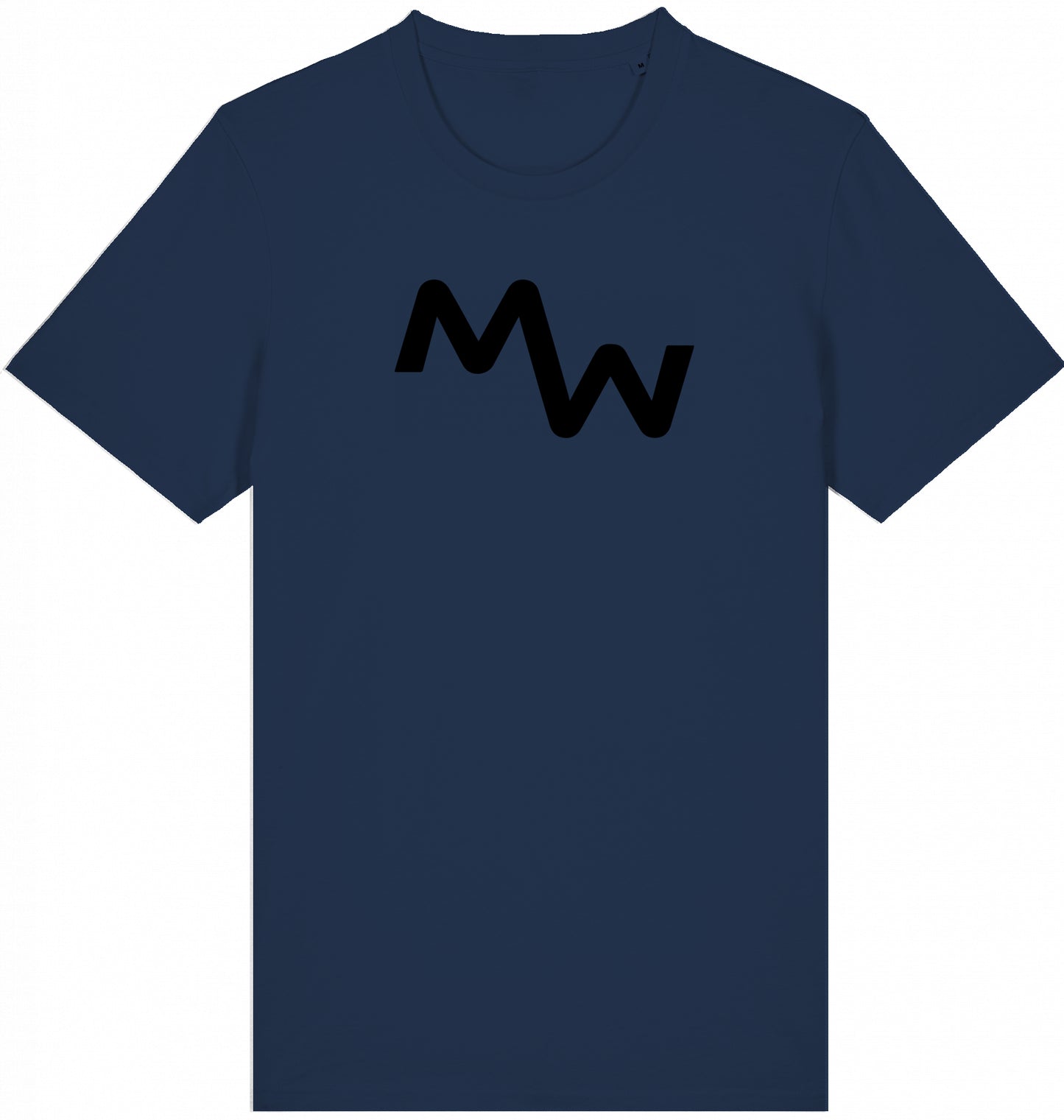 MW Tennis & Fitness T-Shirt, classic black mw logo, organic cotton