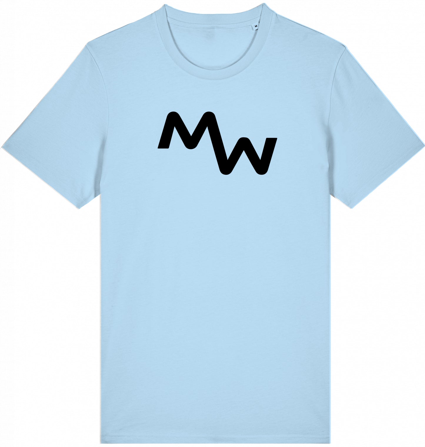 MW Tennis & Fitness T-Shirt, classic black mw logo, organic cotton