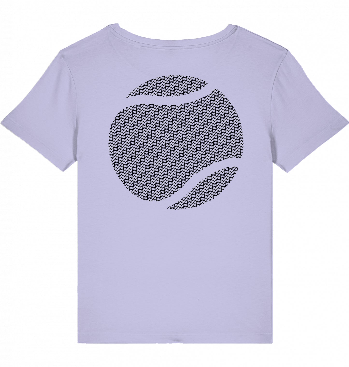 MW Tennis & Fitness Lady T-Shirt, organic cotton, black 2025 MW logo