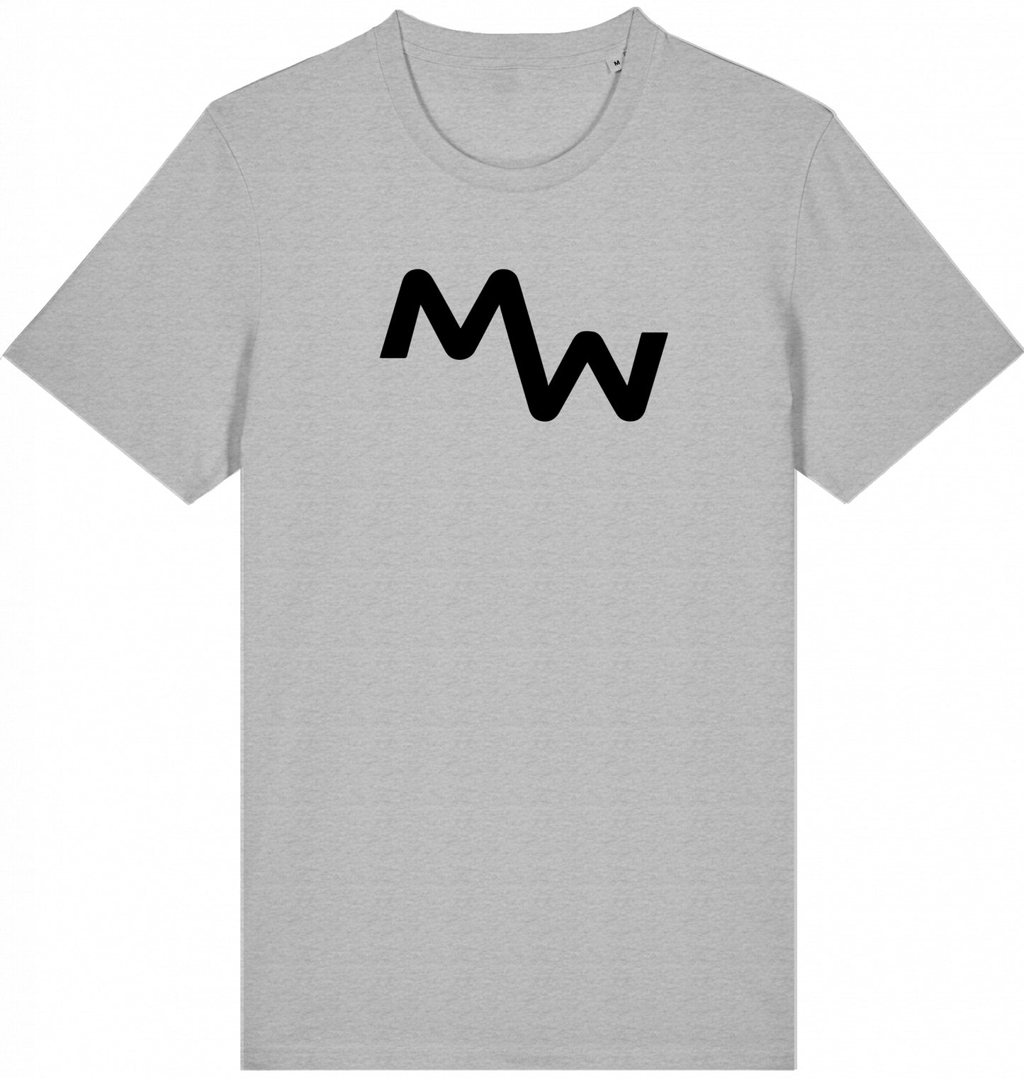 MW Tennis & Fitness T-Shirt, classic black mw logo, organic cotton