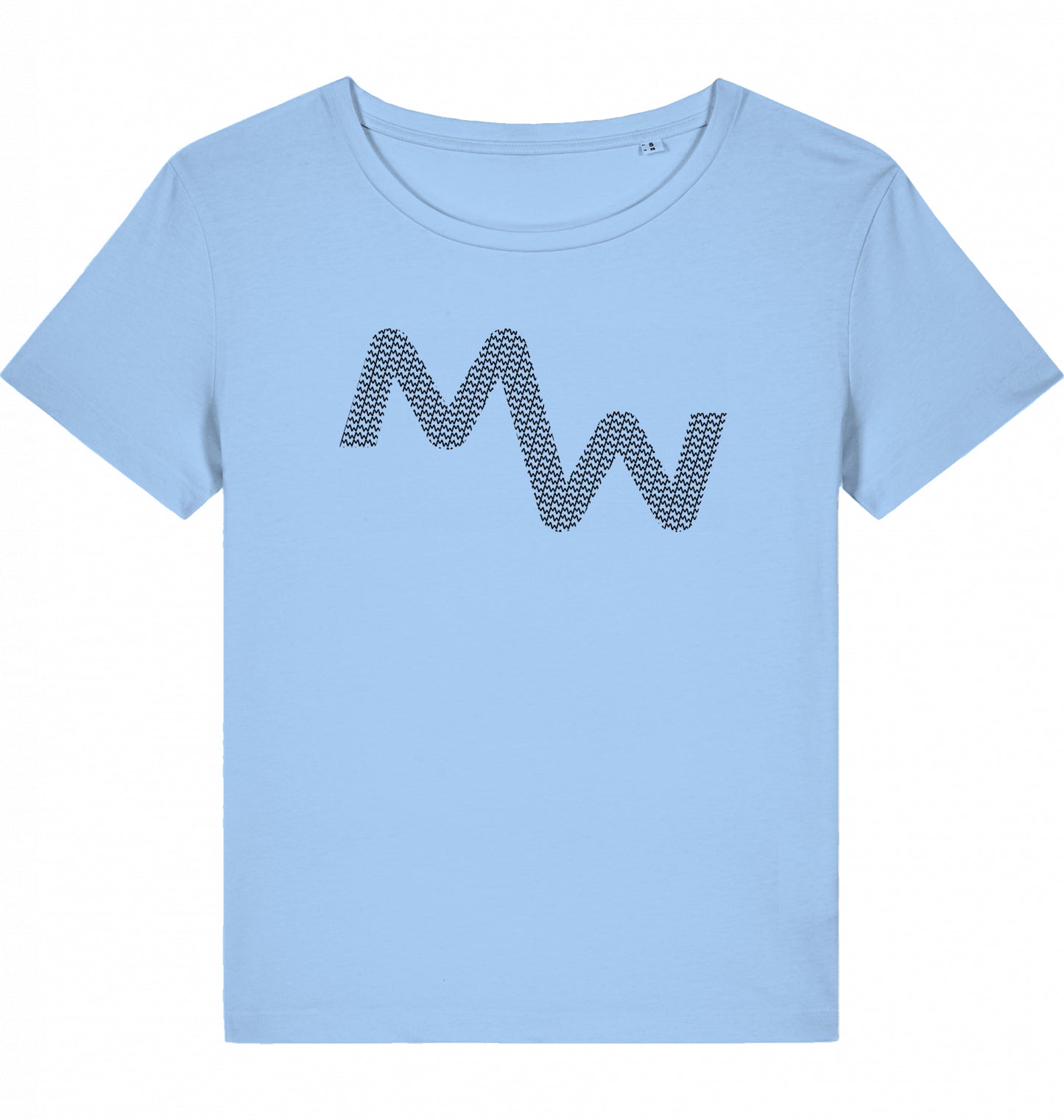 MW Tennis & Fitness Lady T-Shirt, organic cotton, black 2025 MW logo
