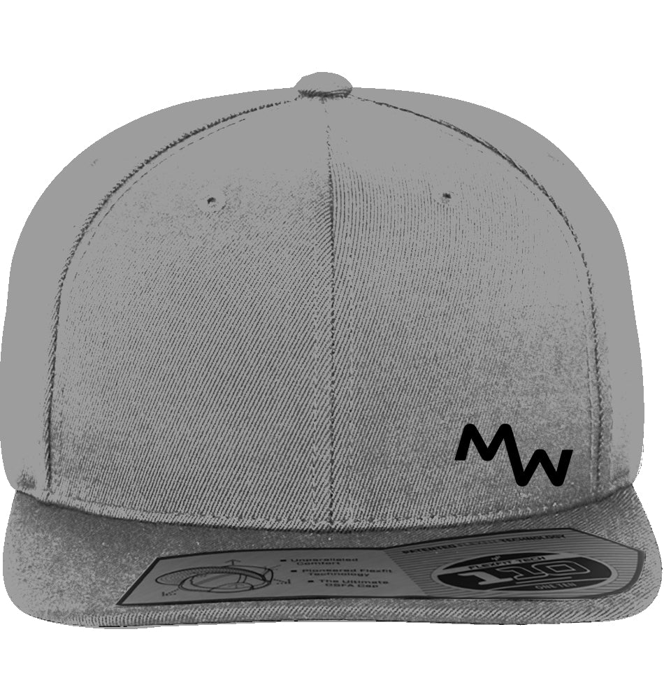 Matti Wolph Tennis & Fitness Cap, Fitted Snapback, black logo