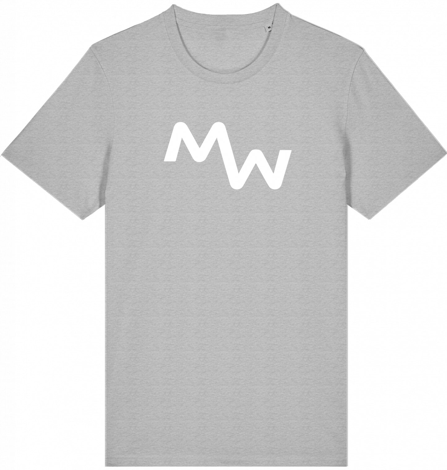 MW Tennis & Fitness T-Shirt, classic white mw logo, organic cotton, Kollektion 2026