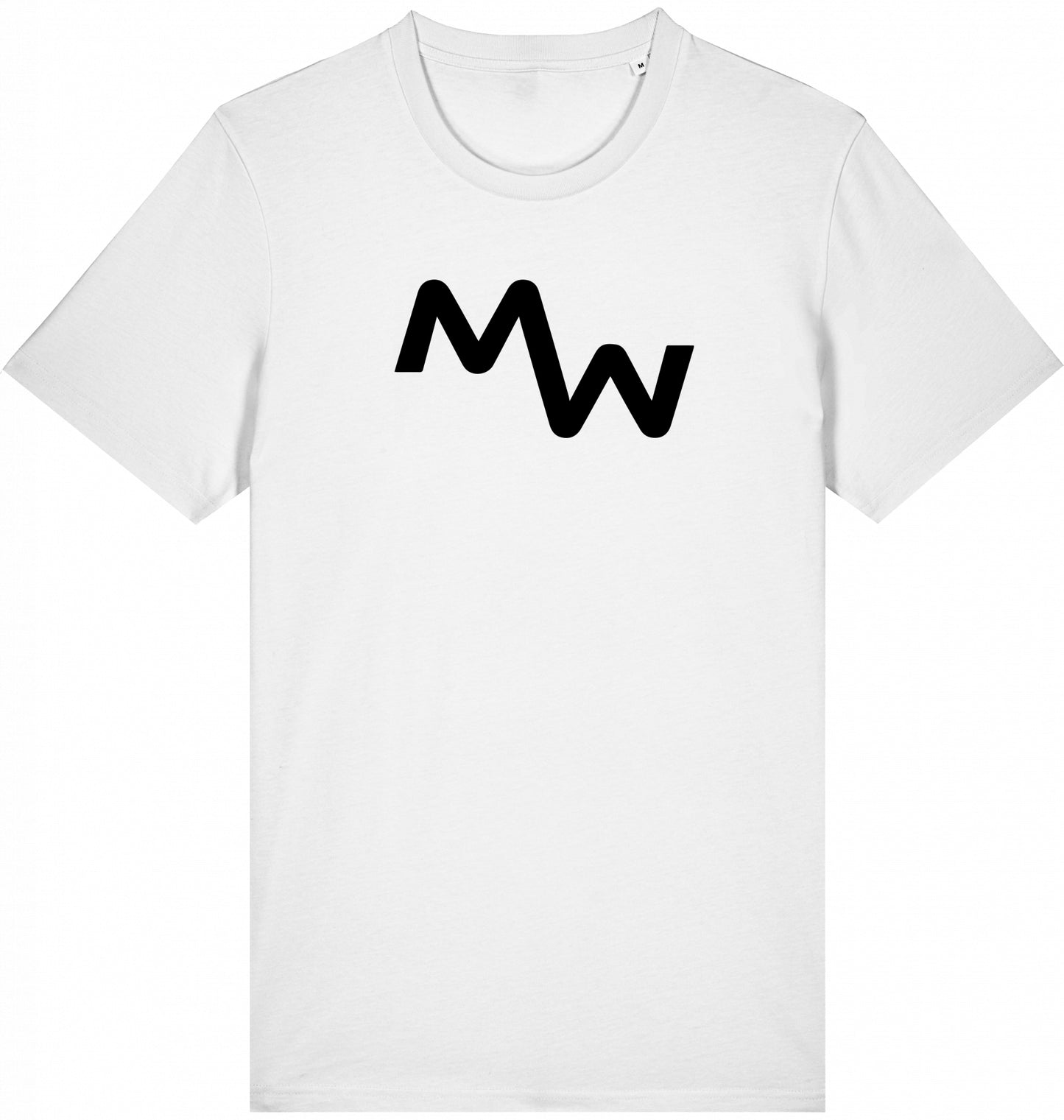 MW Tennis & Fitness T-Shirt, classic black mw logo, organic cotton