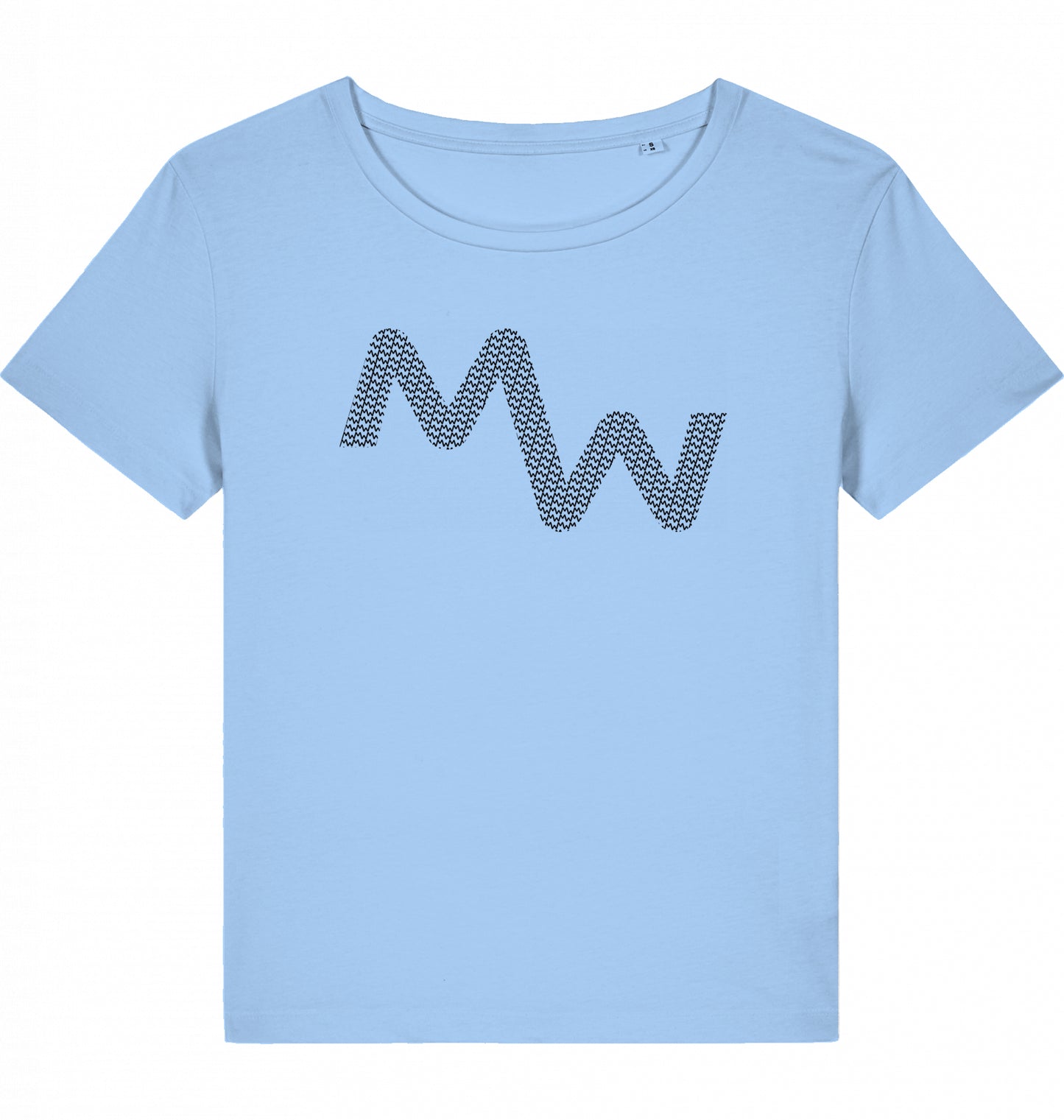 Matti Wolph Tennis & Fitness Lady T-Shirt, organic cotton, black mw logo + ball