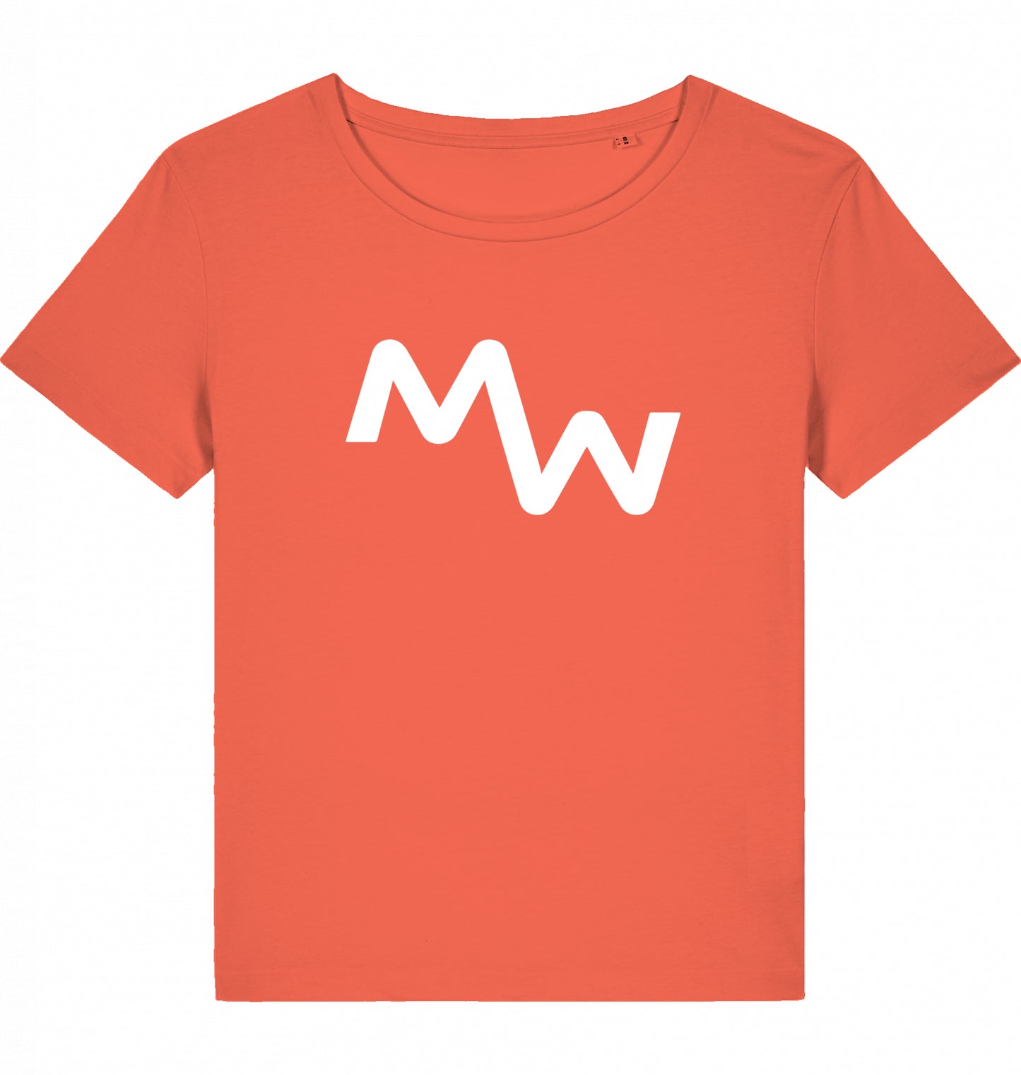 MW Tennis & Fitness Lady T-Shirt, organic cotton, classic white MW logo, 2026